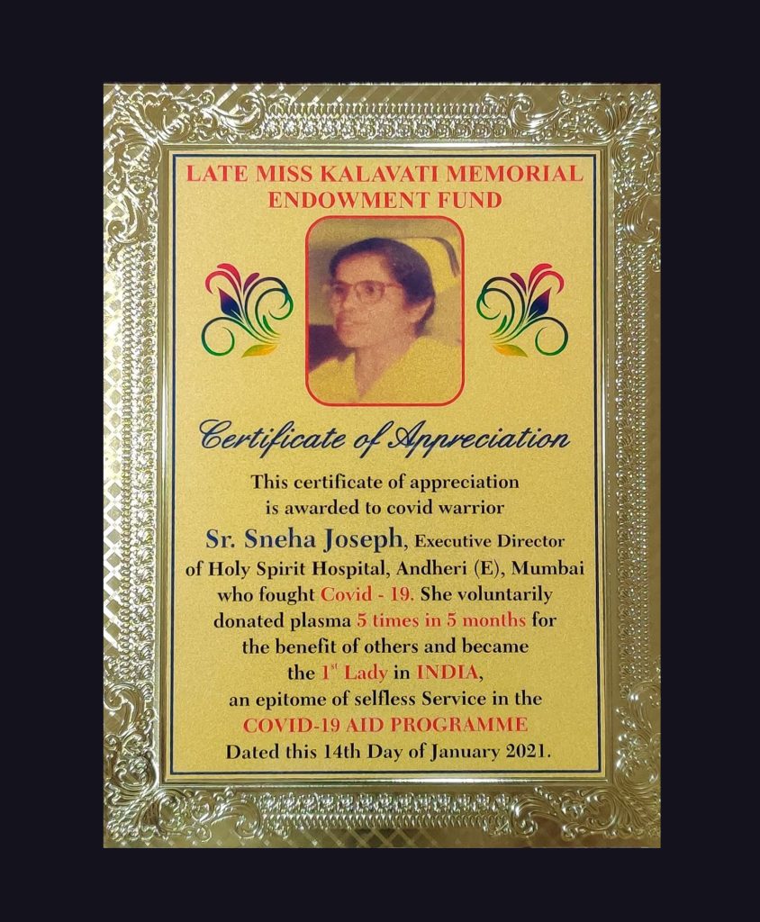 Covid 19 Certificate of Appreciation