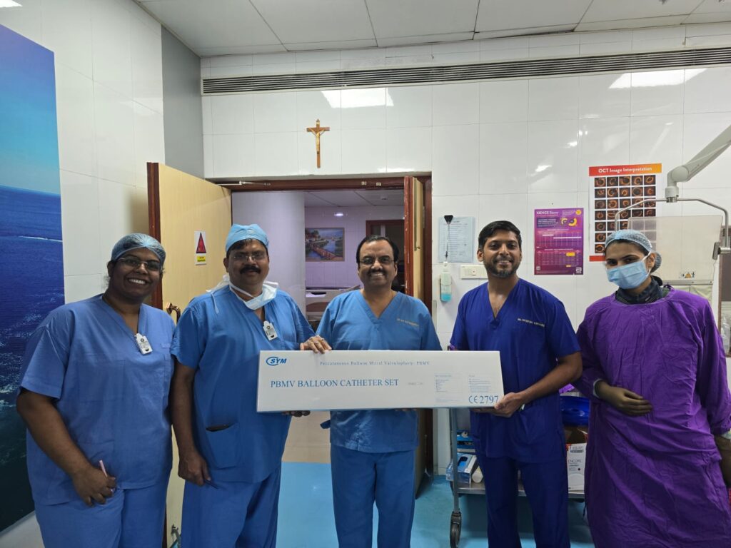 Successful Balloon Mitral Valvotomy at Holy Spirit Hospital